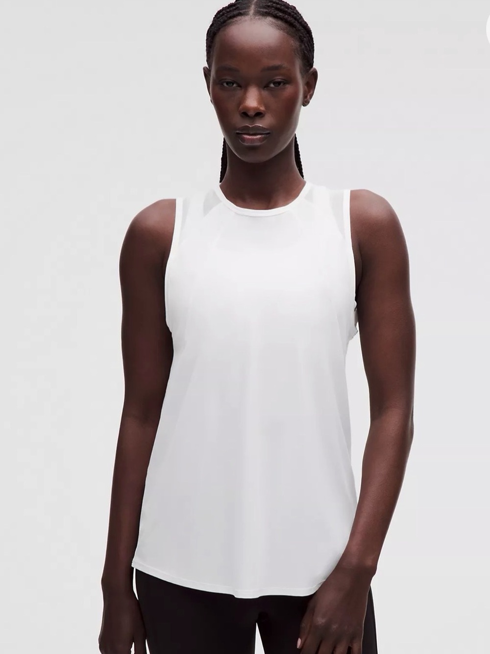 lululemon athletica White sculpt tank size 8